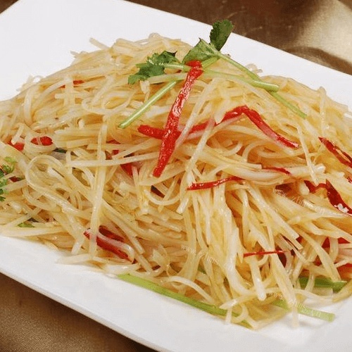 「健康美食」酸辣土豆丝