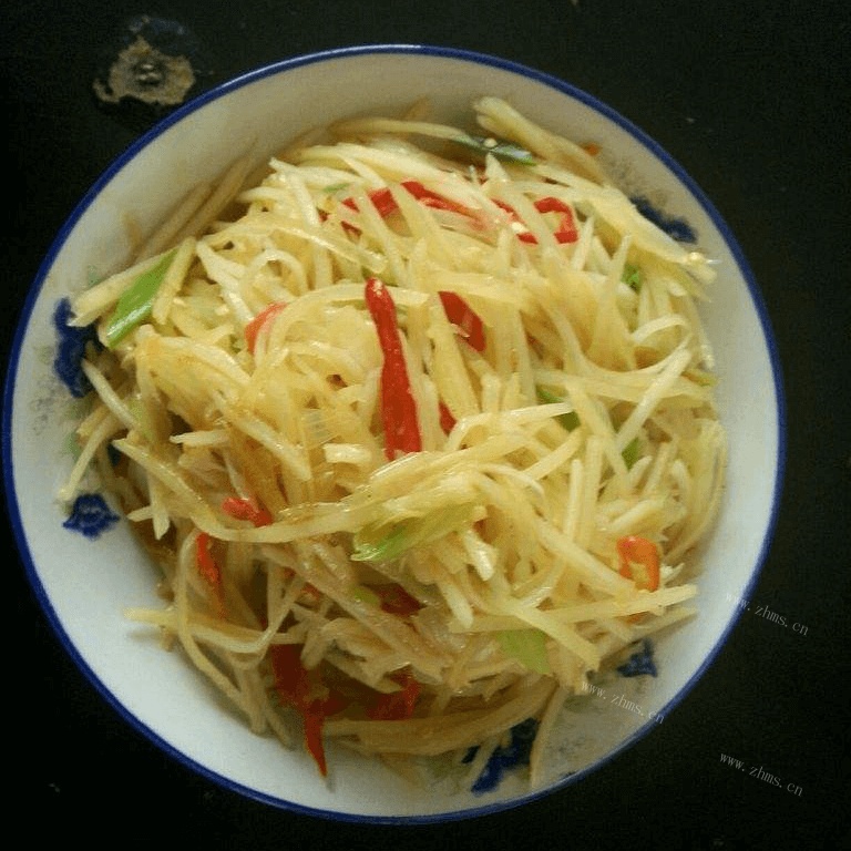 家常菜酸辣土豆丝