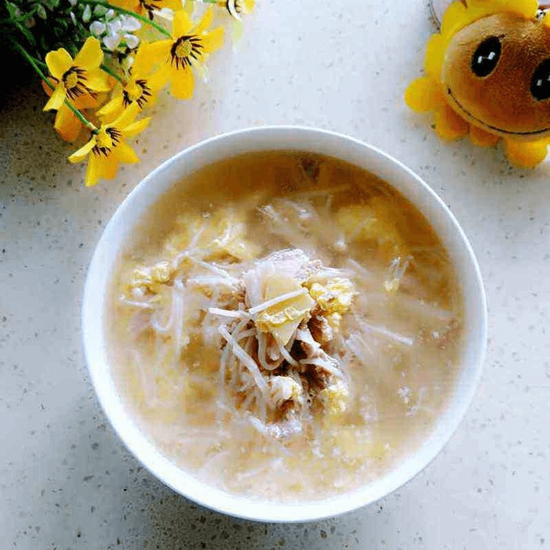 金针菇鸡蛋汤