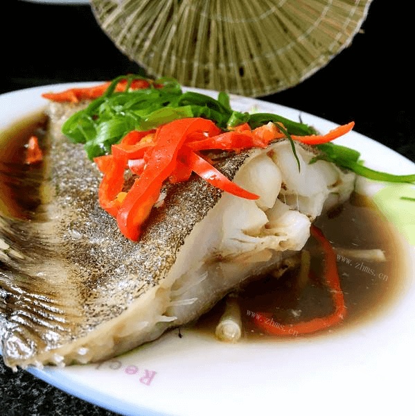美味的清蒸鸦片鱼