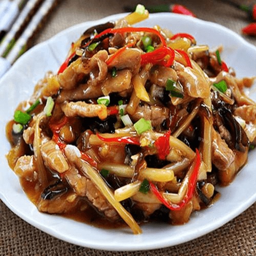 味道不错的鱼香肉丝