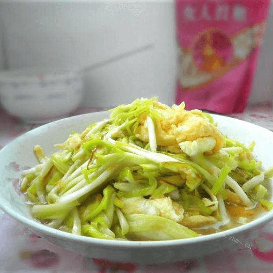 家常菜蒜黄炒鸡蛋