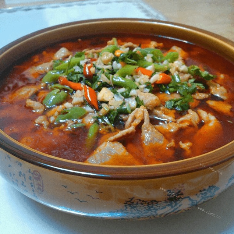 诱人的水煮肉片