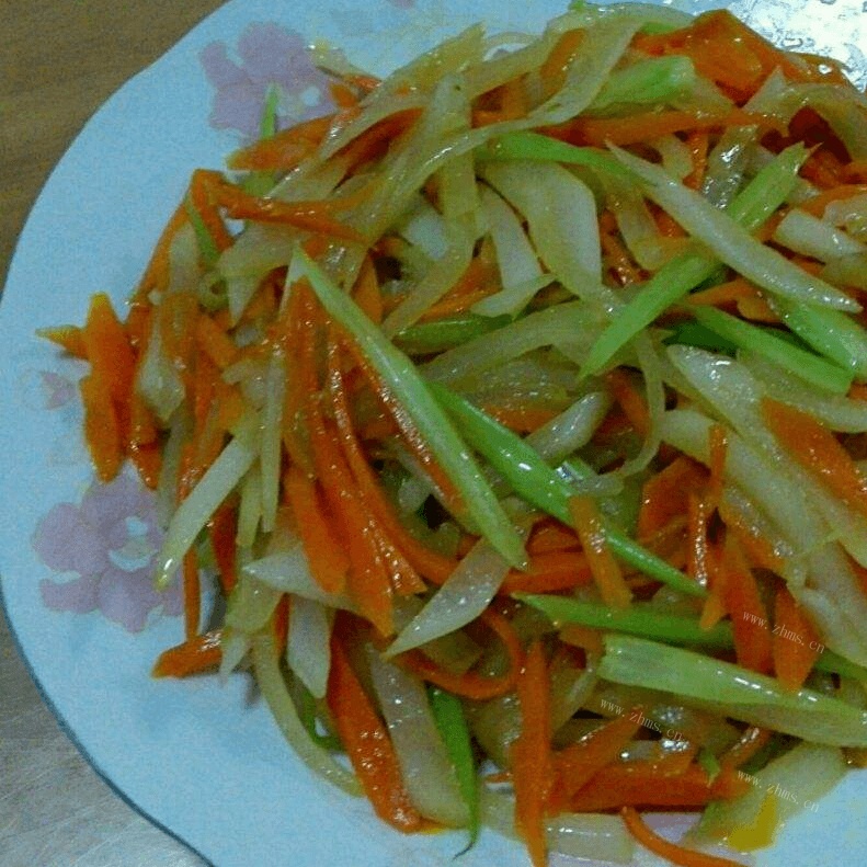 家常菜炒三丝