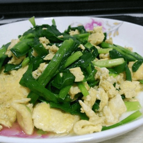 家常菜韭菜炒鸡蛋