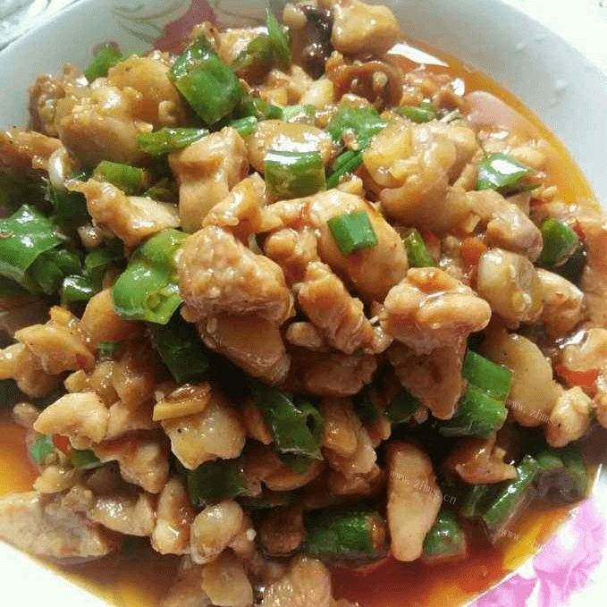 家常菜青椒鸡丁