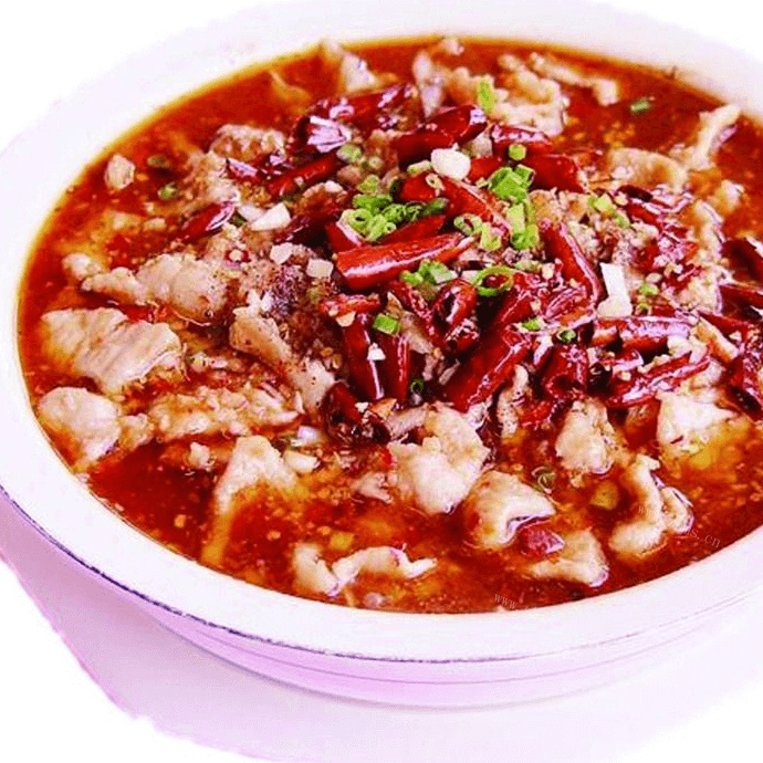 色香味浓的水煮肉片