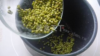 绿豆沙冰做法图解1)