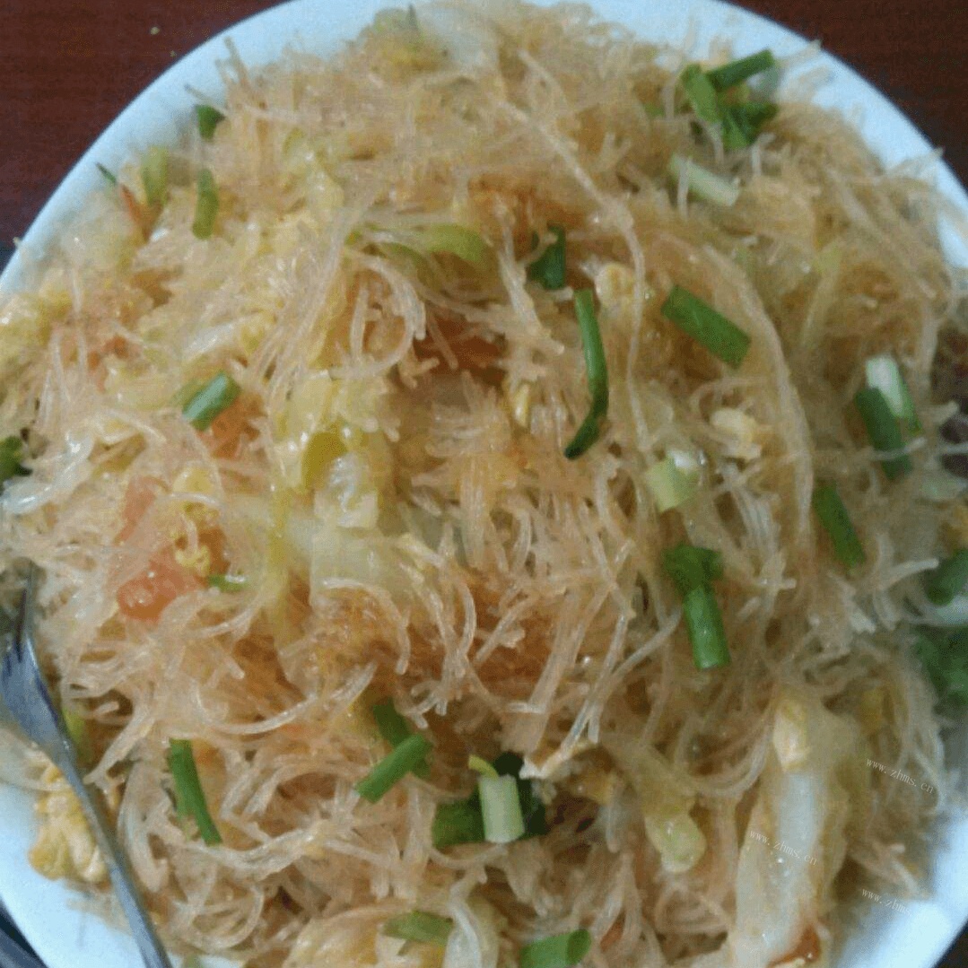 如此诱人的包菜炒米粉