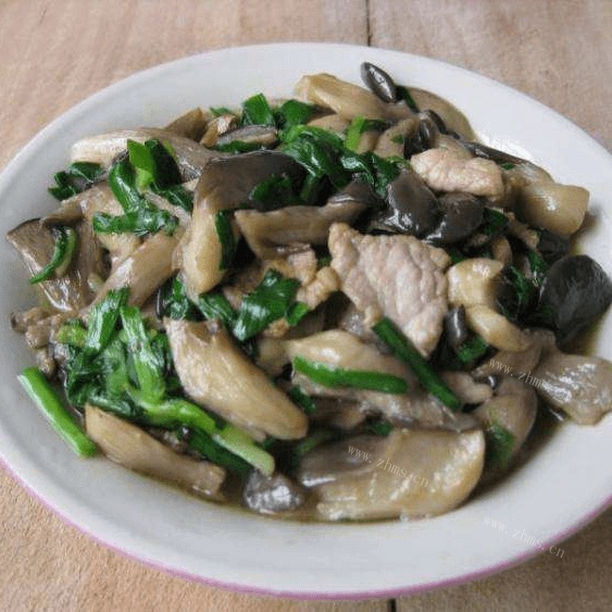 妈妈教我做蘑菇炒肉