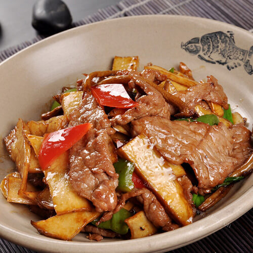 正宗杏鲍菇炒肉
