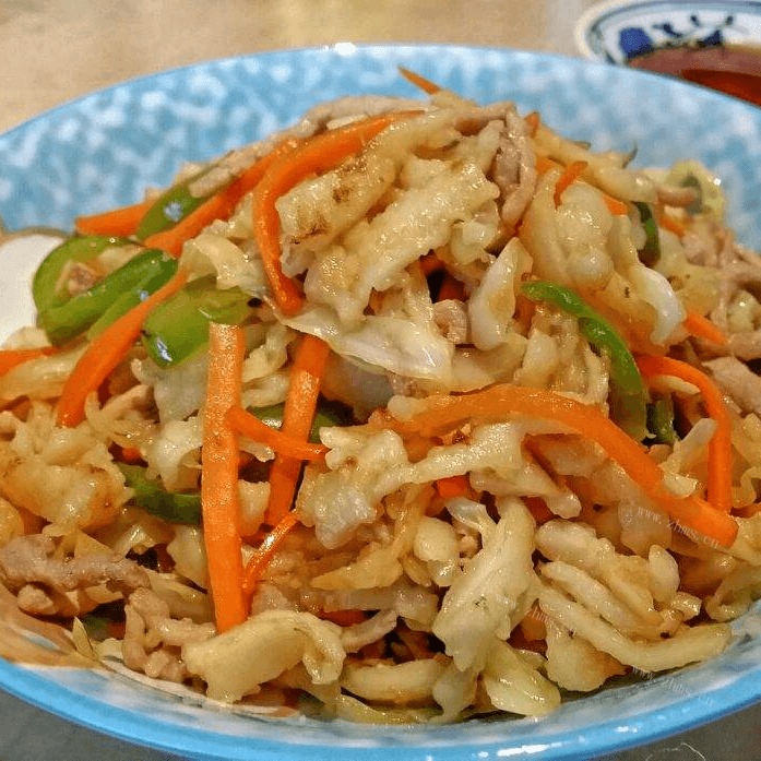 色味俱全的西红柿鸡蛋炒饼