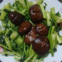 家常菜香菇炒菜心