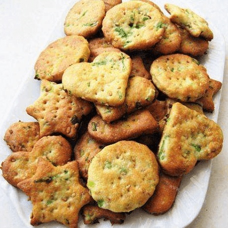 自制葱香苏打饼干