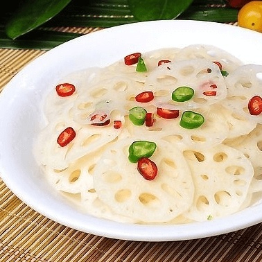 家常菜珊瑚藕片