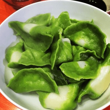 美味的翡翠白玉饺做法图解19)