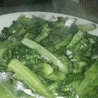 自制清炒油麦菜