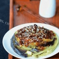 家常菜鱼香蒸茄子