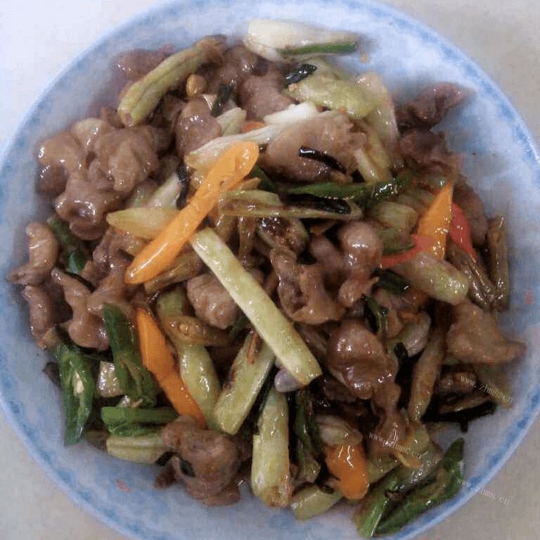 美味干煸大肠四季豆