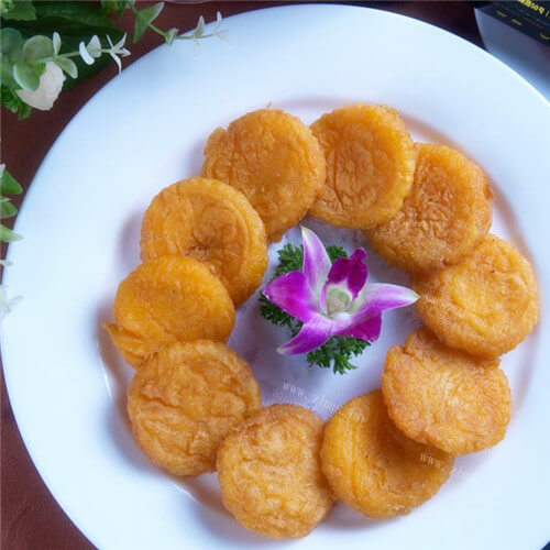 炸南瓜饼