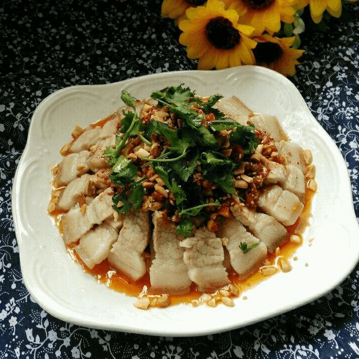 味道不错的蒜泥白肉