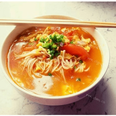 味道不错的鸡蛋面