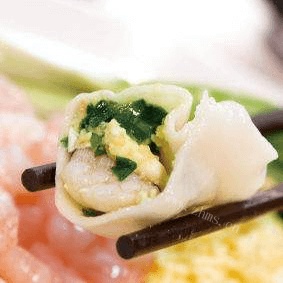 自己做的三鲜馅水饺