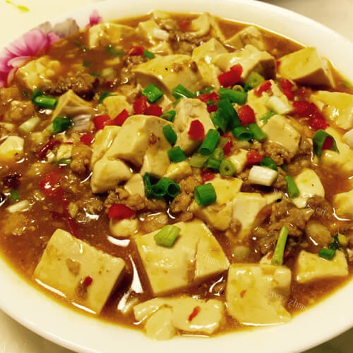 肉末豆腐