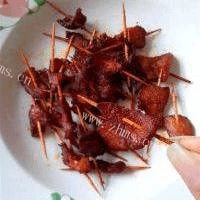 营养丰富的牙签肉
