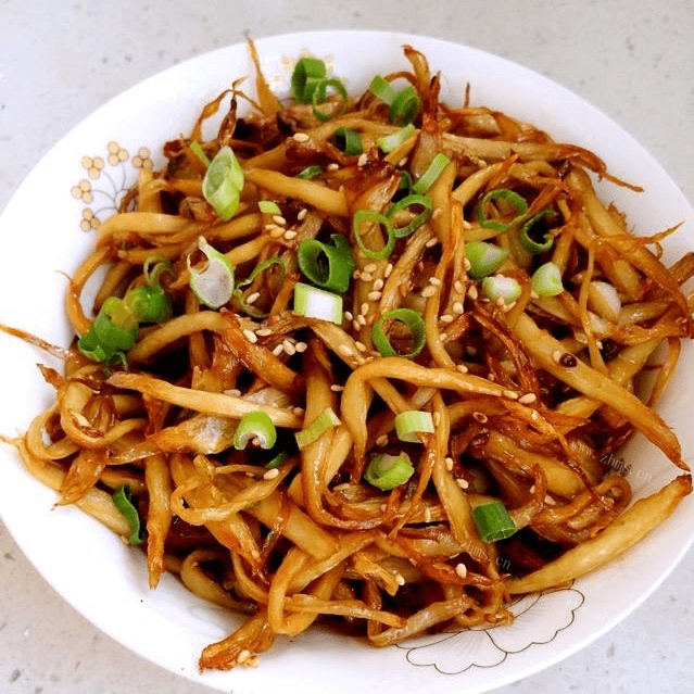 自制干煸杏鲍菇