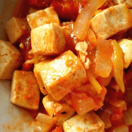 家常菜番茄烩豆腐