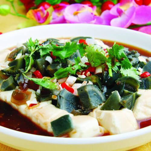 皮蛋豆腐