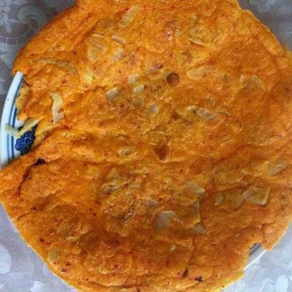 下饭的韩国泡菜饼做法图解1)