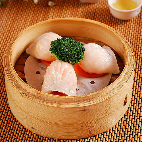 美味的水晶蒸饺
