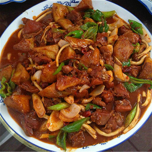 可口的秘制红烧羊肉