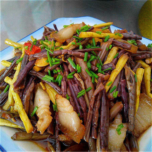 好吃的茭白炒肉