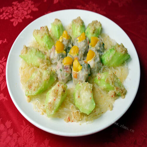 家常肉丸丝瓜串