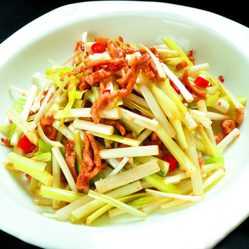 韭黄炒肉丝