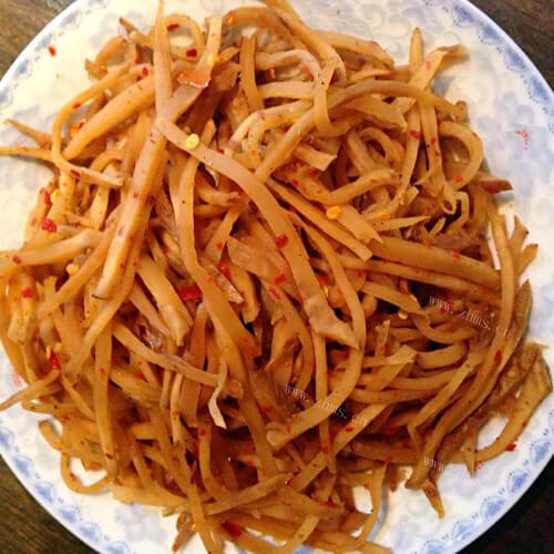 家常自制酱油咸菜