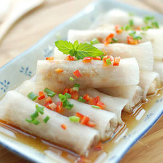 创意白玉萝卜卷