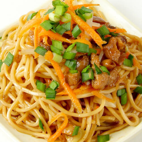 家常虾仁圆白菜炒面