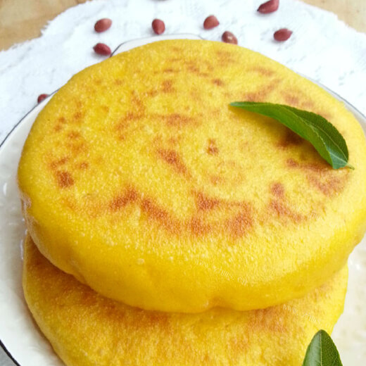 美味南瓜红豆发面饼