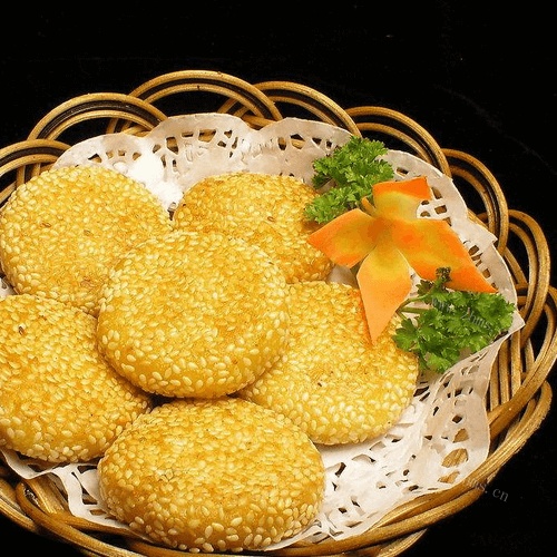 美味香煎芝麻饼
