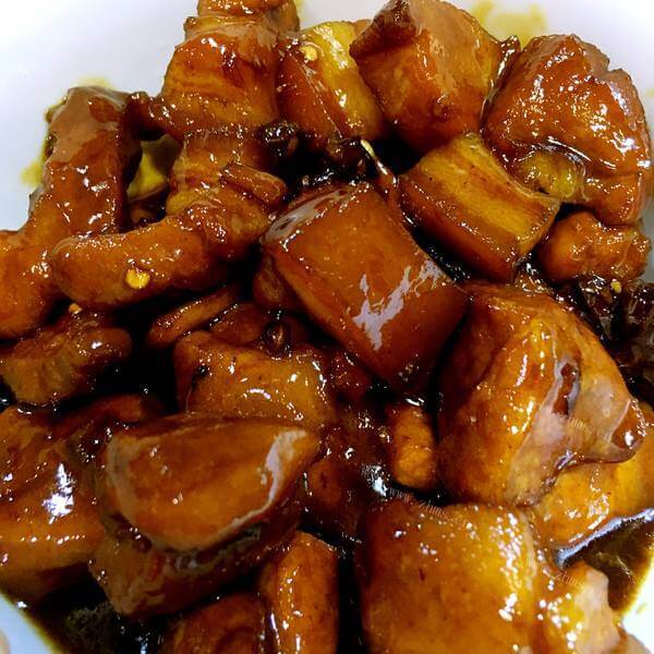 美味的香辣红烧肉