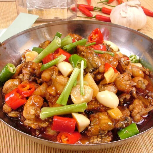 美味的麻辣香辣锅鱼