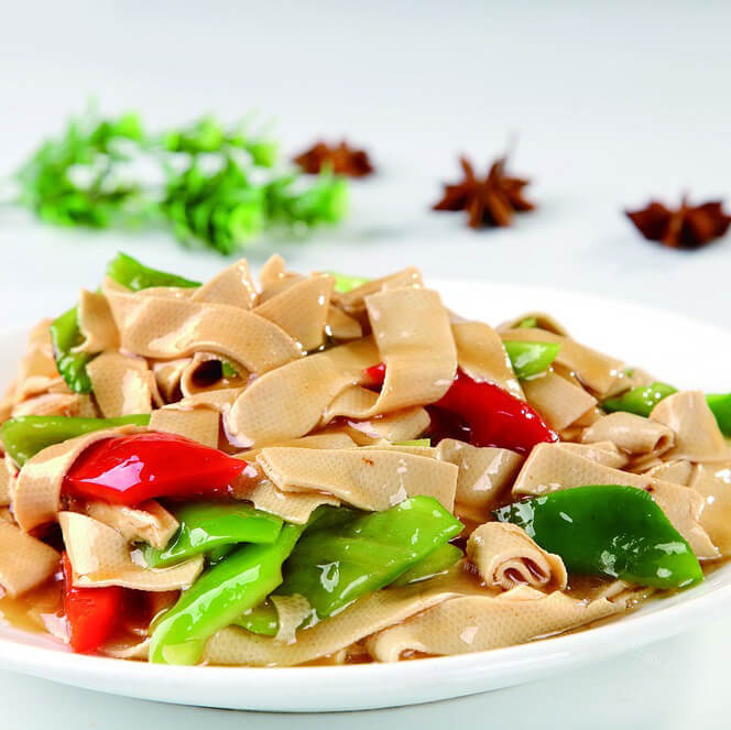 简单版尖椒干豆腐