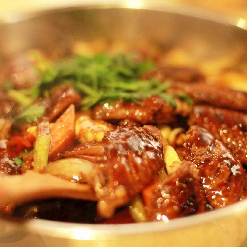 美味焖锅狗肉