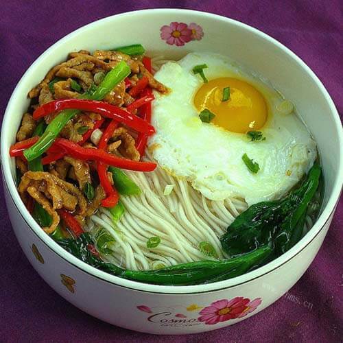 家庭版肉丝面