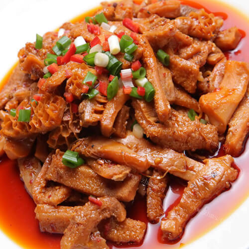 美味的红烧牛肚