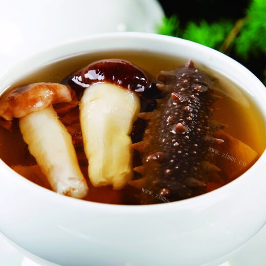 好吃的菌菇海参汤